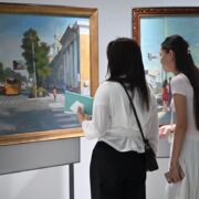 Бишкек глазами молодых: выставка пленэрных работ открылась в музее Фрунзе